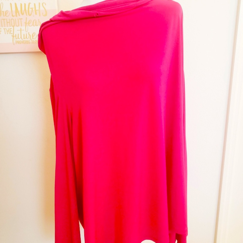 Hot pink shirt, Cato size 26/28W